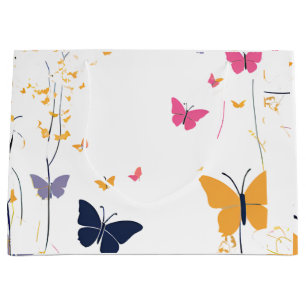 Pretty Butterfly Pretty Large Gift Bag