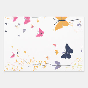 Pretty butterfly Print and a Hazy Lavender Sheet