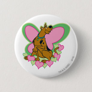 Pretty Butterfly Scooby-Doo 6 Cm Round Badge