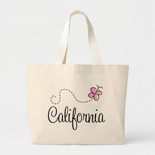 Pretty California Tote Bag (Front)