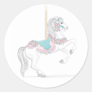 Pretty Carousel Horse Sticker