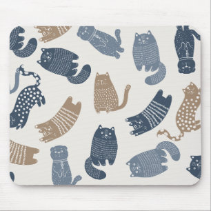 Pretty Cat Patterns HP Mouse Pad