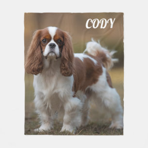 Pretty Cavalier King Charles Personalized Blanket