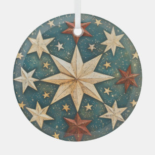 Pretty Celestial Glass Tree Decoration