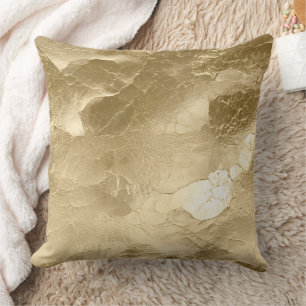 Pretty Champagne Gold Glamour Cushion