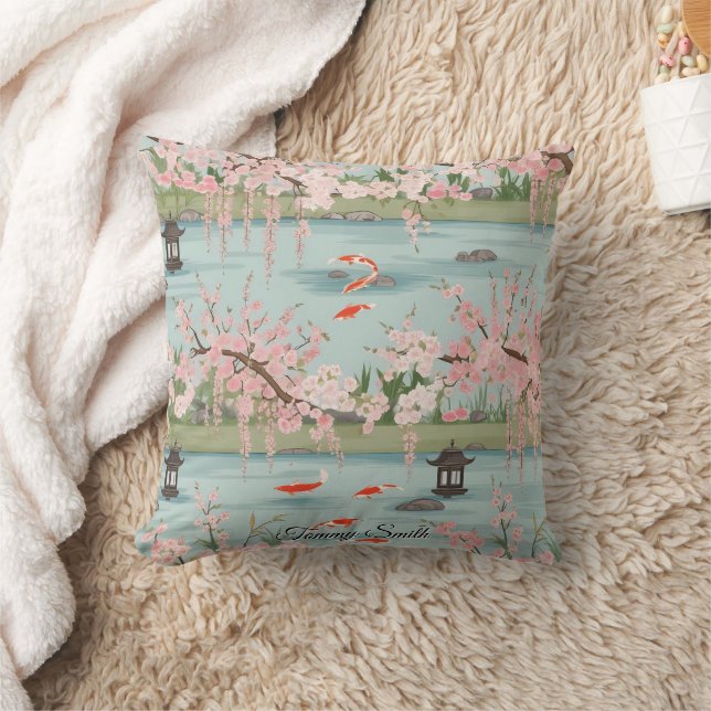 Pretty Cherry Blossom Pillows Floral Charm (Blanket)