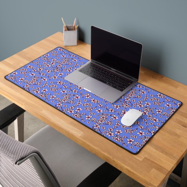 Pretty Cherry Blossoms Desk Mat (Office 2)