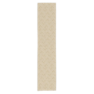 Pretty chevron zigzag diamond shapes pattern short table runner