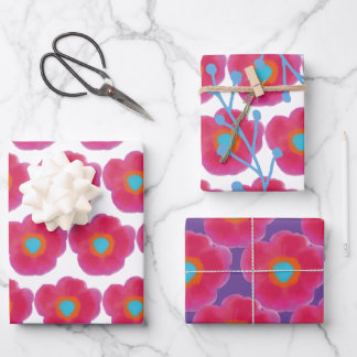 Pretty Chic Floral Watercolor   Wrapping Paper Sheet