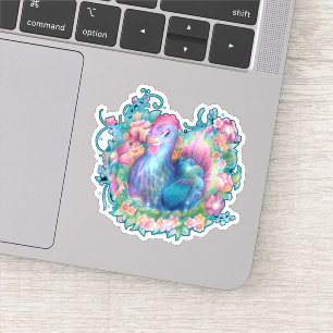 Pretty Chicken Vinyl Sticker