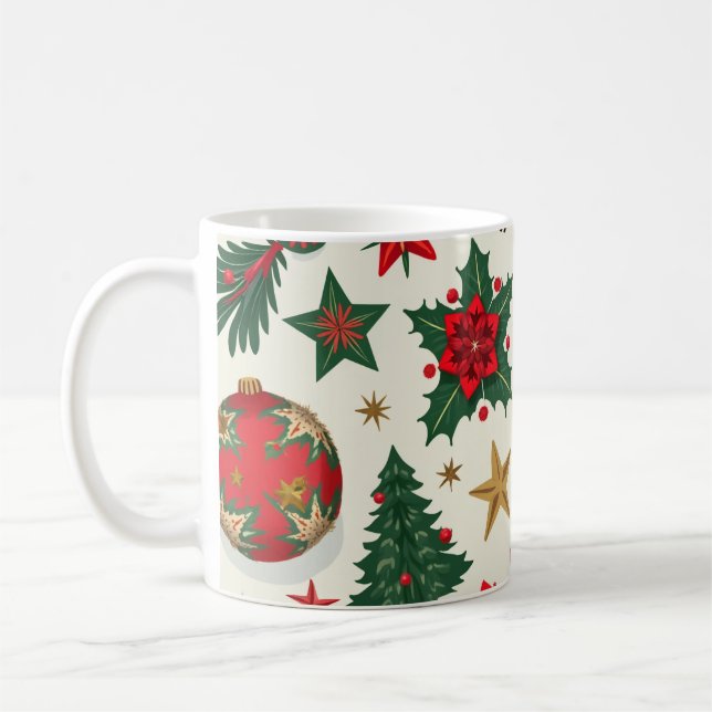 pretty christmas cup (Left)