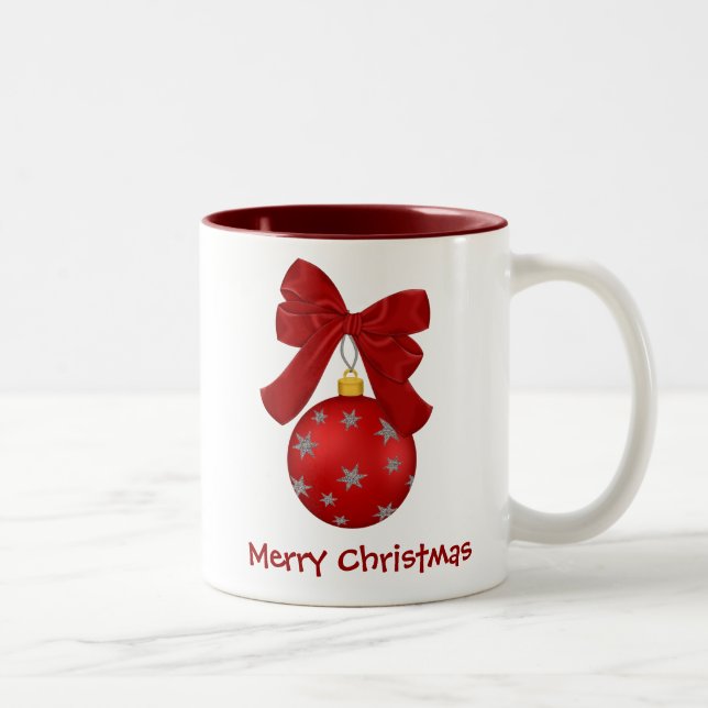 Pretty Christmas Ornament Mug (Right)