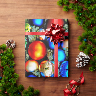Pretty Christmas Ornaments, Wrapping Paper