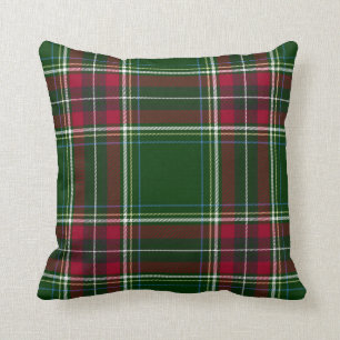 Pretty Christmas Plaid Cushion