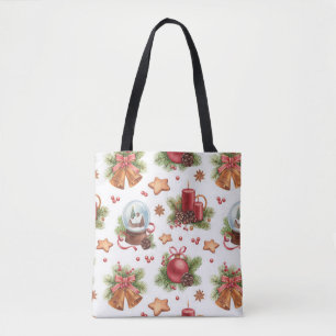 Pretty Christmas Tote Bag