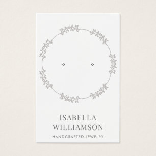 Pretty Circle Wreath Frame Earring Jewellery Displ