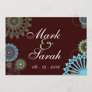 Pretty Circles Chocolate Invitation