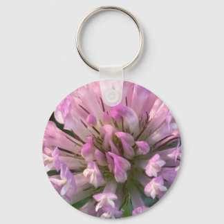 Pretty Clover Flower Key Ring