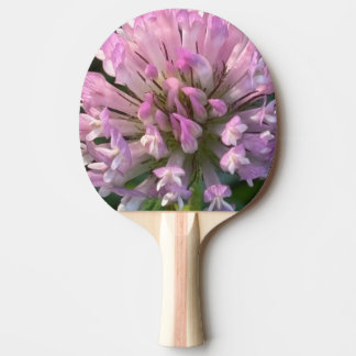 Pretty Clover Flower Ping Pong Paddle