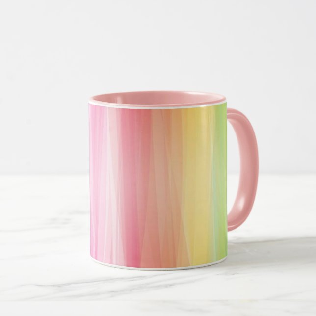 Pretty Colour Spectrum Inside Too Gift Name Coffee Mug (Front Right)