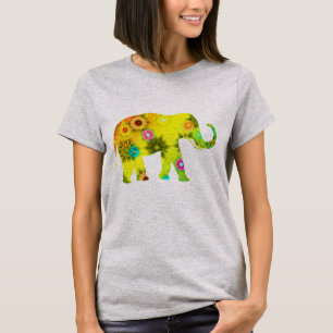 Pretty Colourful Artsy Elephant Shirt