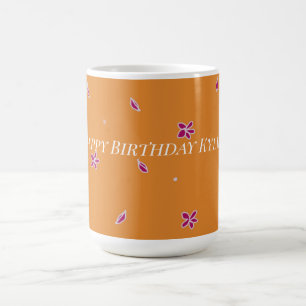 Pretty Colourful Birthday Cute Flower For Her Mug