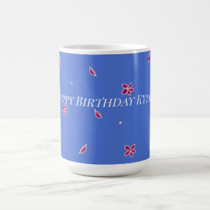 Pretty Colourful Birthday Cute Flower For Her Mug