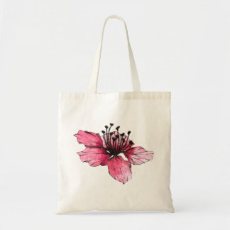 Pretty Colourful Floral Decorative Tote Bag Design