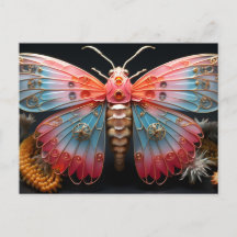 Pretty Colourful Steampunk Butterfly