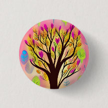 Pretty Colourful Tree Illustration 