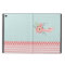 Pretty Coral and Blue Floral Custom iPad Case