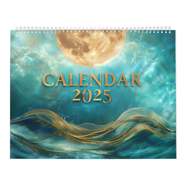 pretty Cosmic and earth gallery Calendar 2025 (Cover)