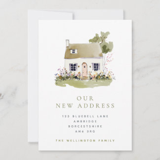 Pretty Cottage & Wildflowers Moving Announcement