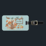 Pretty Cottagecore Birds and Animals Personalised Luggage Tag<br><div class="desc">Identify your luggage in style with this custom luggage tag. On the front it features a pretty cottagecore themed design with illustrations of birds, butterflies, a frog, a rabbit, a mouse, some mushrooms and some flowers with a spot to add a name in brown script or cursive writing inside a...</div>