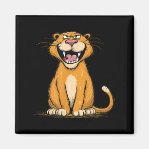 Pretty Cougar Wild Cat Costume for Adults and Kids Magnet