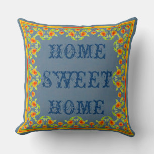Pretty Country Marigolds Border Pillow or Cushion