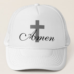 pretty CROSS + AMEN Trucker Hat