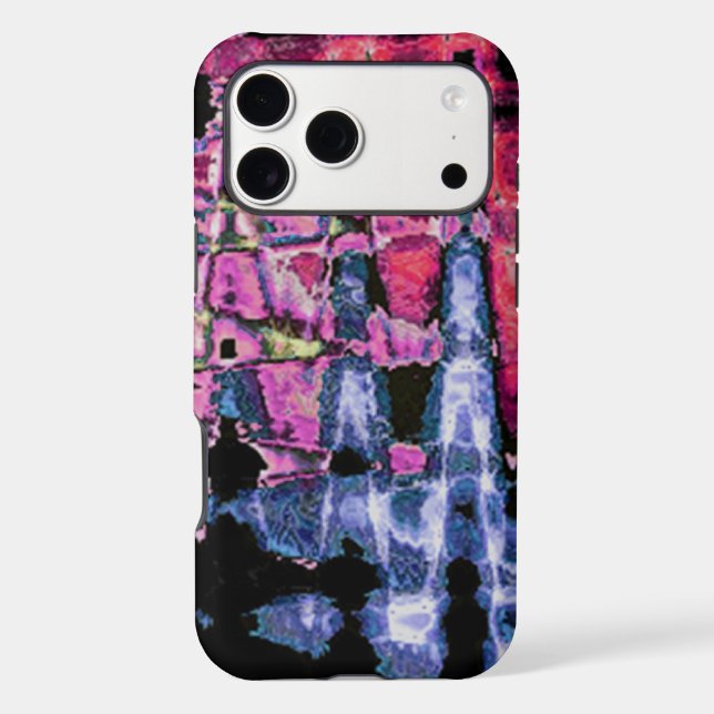 Pretty Cute Purple Ash Grey and Black Watercolors  (Back)