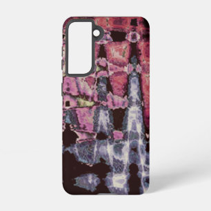 Pretty Cute Purple Ash Grey and Black Watercolors  Samsung Galaxy Case