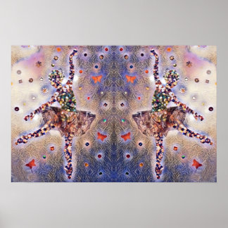 Pretty Cute Purple Tiny Dancer Poster