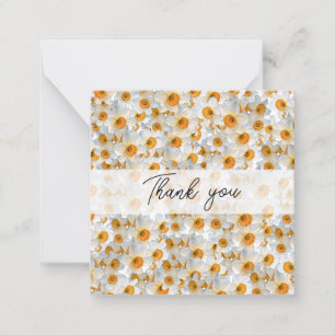 Pretty Daffodil Thank You Card