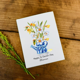 Pretty Daffodils St David's Day Personailzed 