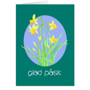 Pretty Daffodils Swedish Language Easter