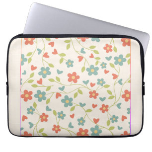 Pretty Daisies In Multi Colours Laptop Sleeve
