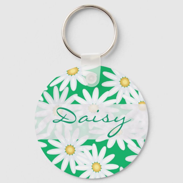 Pretty Daisies Key Ring (Front)