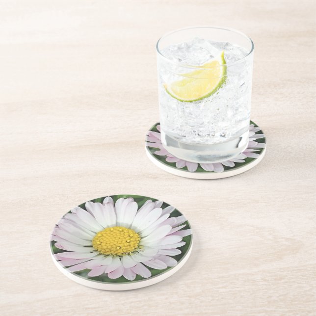 Pretty daisy coaster (Side)