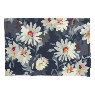 Pretty Daisy Floral: Seamless Print Pillowcase