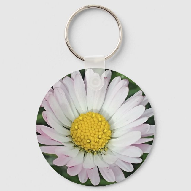 Pretty daisy key ring (Front)