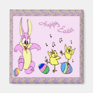 Pretty Dancers Easter Magnet