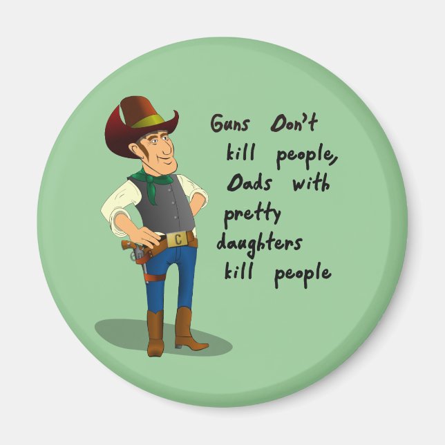 Pretty Daughters Magnet (Front)